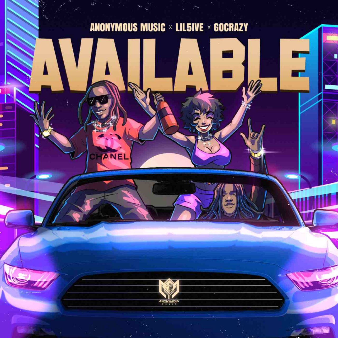 Anonymous Music Ft. Lil5ive & Go Crazy – Available